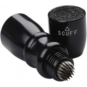Champion Billiards Pool Cue Tip Repair Tool Accessories include scuff or shaper, tapper and aerator, 3 in 1 pool cue tip tool- Black color