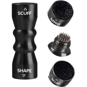 Champion Billiards Pool Cue Tip Repair Tool Accessories include scuff or shaper, tapper and aerator, 3 in 1 pool cue tip tool- Black color