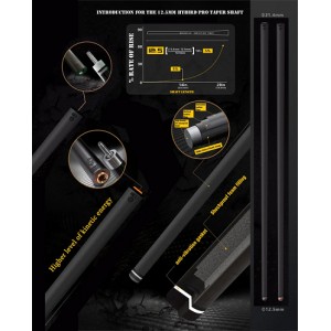 BLACK FRIDAY DEAL! CHAMPION NA2 POOL CUE AND LIMITED EDITION EVOLUTION CARBON SHAFT, UNI-LOC, 29"(11.75MM AND 12.5MM)