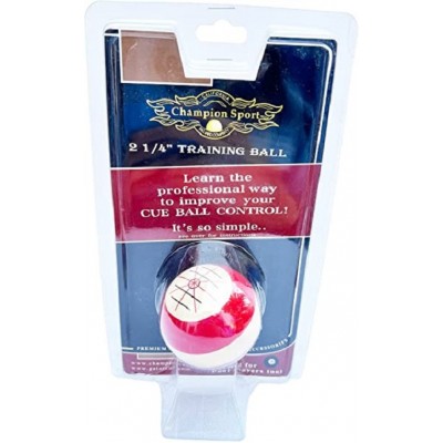 2021 New Champion Training Cue Ball for Pool Table Size 2-1/4" 57mm and aim Trainer, Retail: $44.52 2021 New Champion Training Cue Ball for Pool Table Size 2-1/4" 57mm and aim Trainer, Retail: $44.52