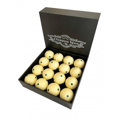 CHAMPION 2-1/4" BILLIARD PRACTICE TRAINING POOL CUE BALL (GREEN 6 DOT, 16 BALLS/BOX) CHAMPION 2-1/4" BILLIARD PRACTICE TRAINING POOL CUE BALL (GREEN 6 DOT, 16 BALLS/BOX)