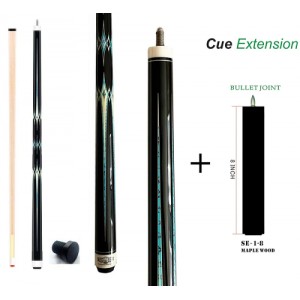 NEW 2022! CHAMPION CONSTELLATION SERIES POOL CUE-5/16 X18 ,57", 11.75 OR 12.75MM, WHITE CASE OR BLACK CASE