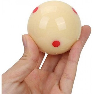 CHAMPION 2-1/4" BILLIARD PRACTICE TRAINING POOL CUE BALL (RED 6 DOT, 16 BALLS/BOX)